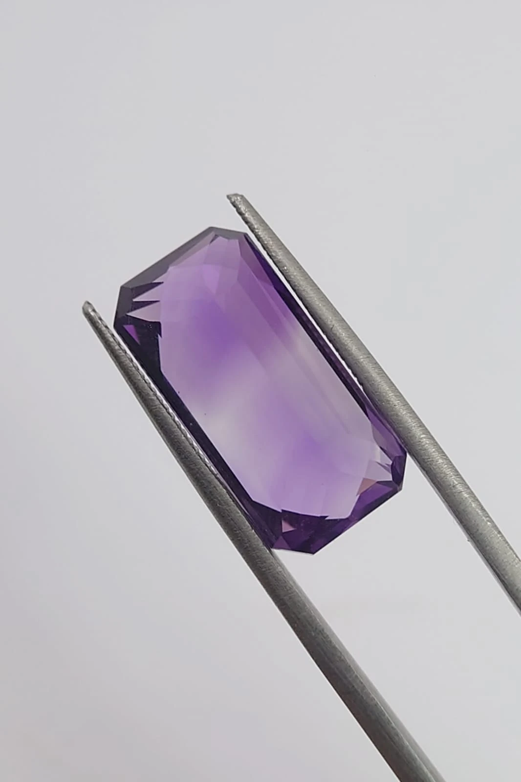 11.8ct Natural Amethyst loose Gemstone From Nigeria — view 3